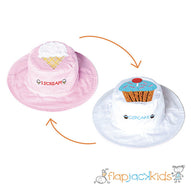 FlapJackKids - Cappello Estivo Reversibile Anti-UV SPF 50+