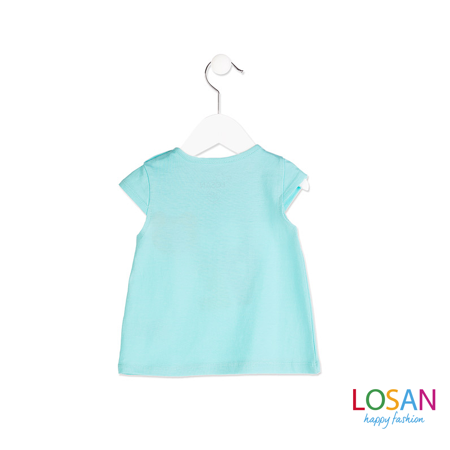 Losan - Baby Girl Sleeveless T-Shirt Aqua Green LAST SIZE 3-6M