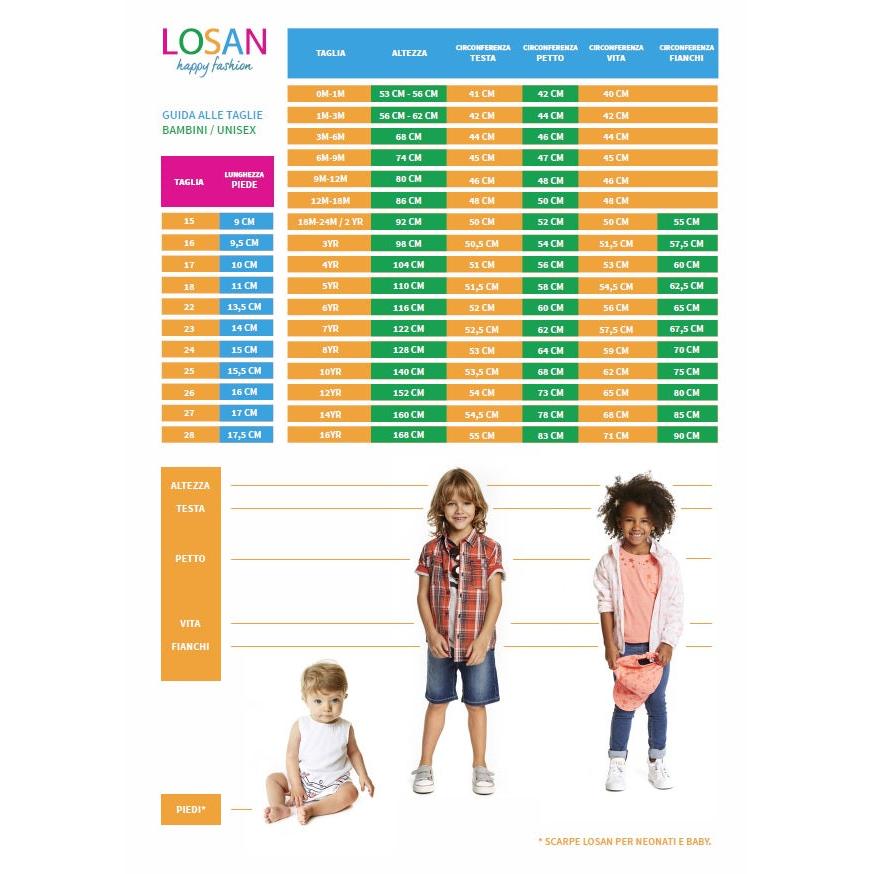 Losan - Vestito Scamiciato Baby Bambina